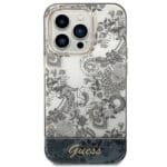 Guess GUHCP14XHGPLHG Grey Porcelain Collection Kryt iPhone 14 Pro Max