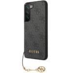 Guess GUHCS23MGF4GGR Grey 4G Charms Collection Kryt Samsung S23 Plus