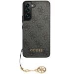 Guess GUHCS23MGF4GGR Grey 4G Charms Collection Kryt Samsung S23 Plus