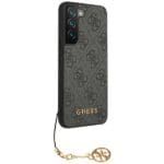 Guess GUHCS23SGF4GGR Grey 4G Charms Collection Kryt Samsung S23