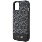 Guess GUHMP14MHGCFSEK Black Hardcase GCube Stripes MagSafe Kryt iPhone 14 Plus