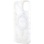 Guess GUHMP14MPCUMAH White Hardcase Marble MagSafe Kryt iPhone 14 Plus