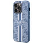 Guess GUHMP14XP4RPSB Blue Hardcase 4G Printed Stripes MagSafe Kryt iPhone 14 Pro Max