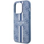 Guess GUHMP14XP4RPSB Blue Hardcase 4G Printed Stripes MagSafe Kryt iPhone 14 Pro Max