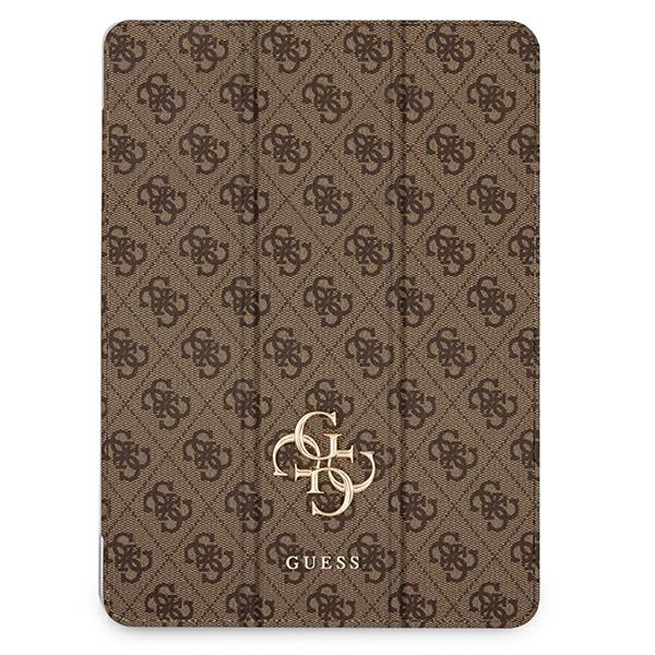 Guess GUIC11G4GFBR Book Brown 4G Collection Kryt iPad 11" 2021