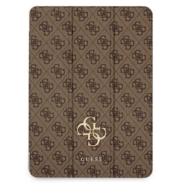 Guess GUIC12G4GFBR Book Brown 4G Collection Kryt iPad 12,9" 2021