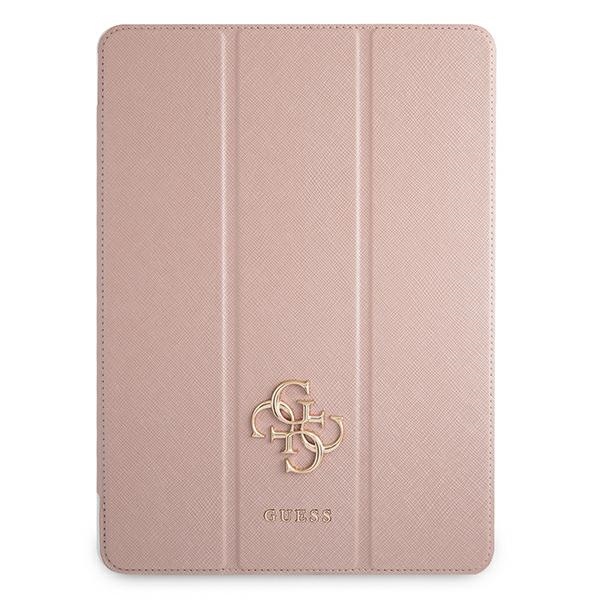 Guess GUIC12PUSASPI Book Pink Saffiano Collection Kryt iPad 12,9" 2021