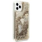 Guess GUOHCN58GLHFLGO Gold Glitter Charms Kryt iPhone 11 Pro