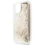 Guess GUOHCN61GLHFLGO Gold Glitter Charms Kryt iPhone 11