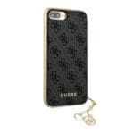 Guess Hard Case 4G Charms Collection GUHCPXGF4GGR Grey Kryt iPhone X/XS