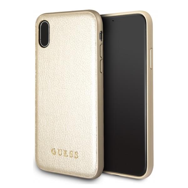 Guess Iridescent Gold GUHCI8LIGLGO Kryt iPhone X/XS
