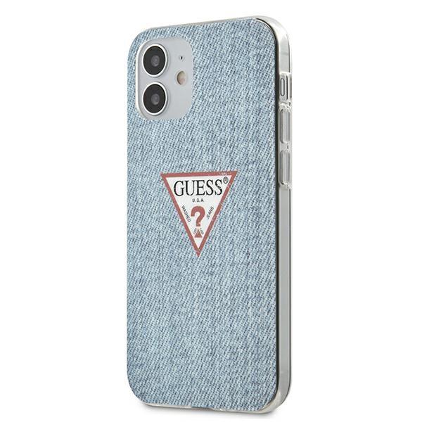 Guess JEANS Collection Light Blue Kryt iPhone 12 Mini