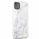 Guess Marble GUHCN65HYMAWH White Kryt iPhone 11 Pro Max