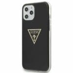 Guess MetalLIC Collection Black Kryt iPhone 12 Pro Max