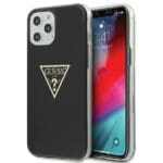 Guess MetalLIC Collection Black Kryt iPhone 12 Pro Max