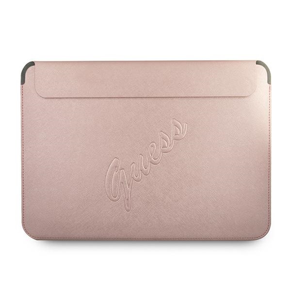 Guess Notebook Sleeve GUCS13PUSASPI 13" Pink Saffiano Script