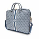 Guess PU 4G Printed Stripes Computer Bag Blue Kryt Notebook 15/16"