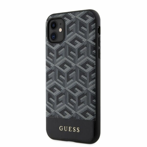Guess PU G Cube MagSafe Black Kryt iPhone 11