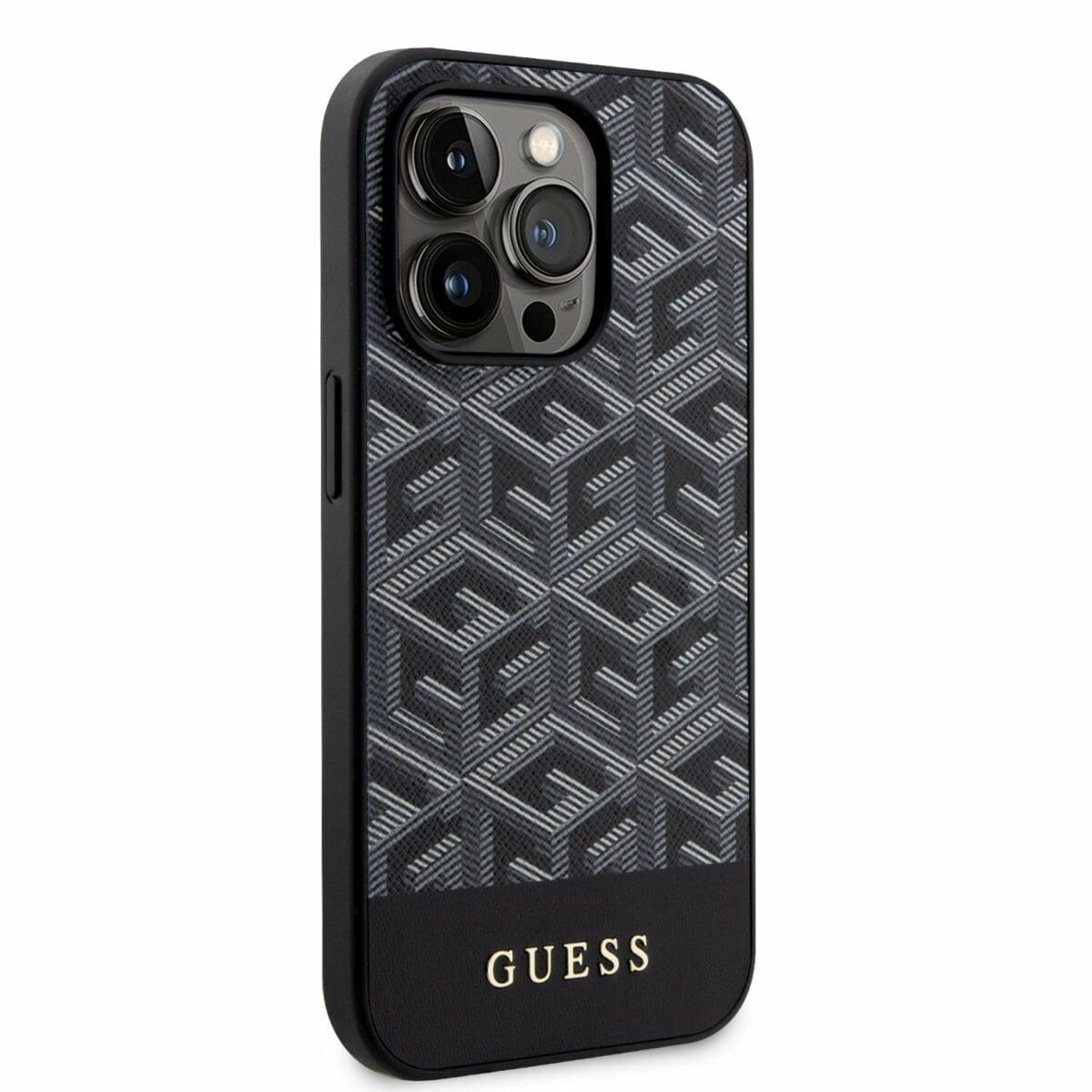 Guess PU G Cube MagSafe Black Kryt iPhone 14 Pro