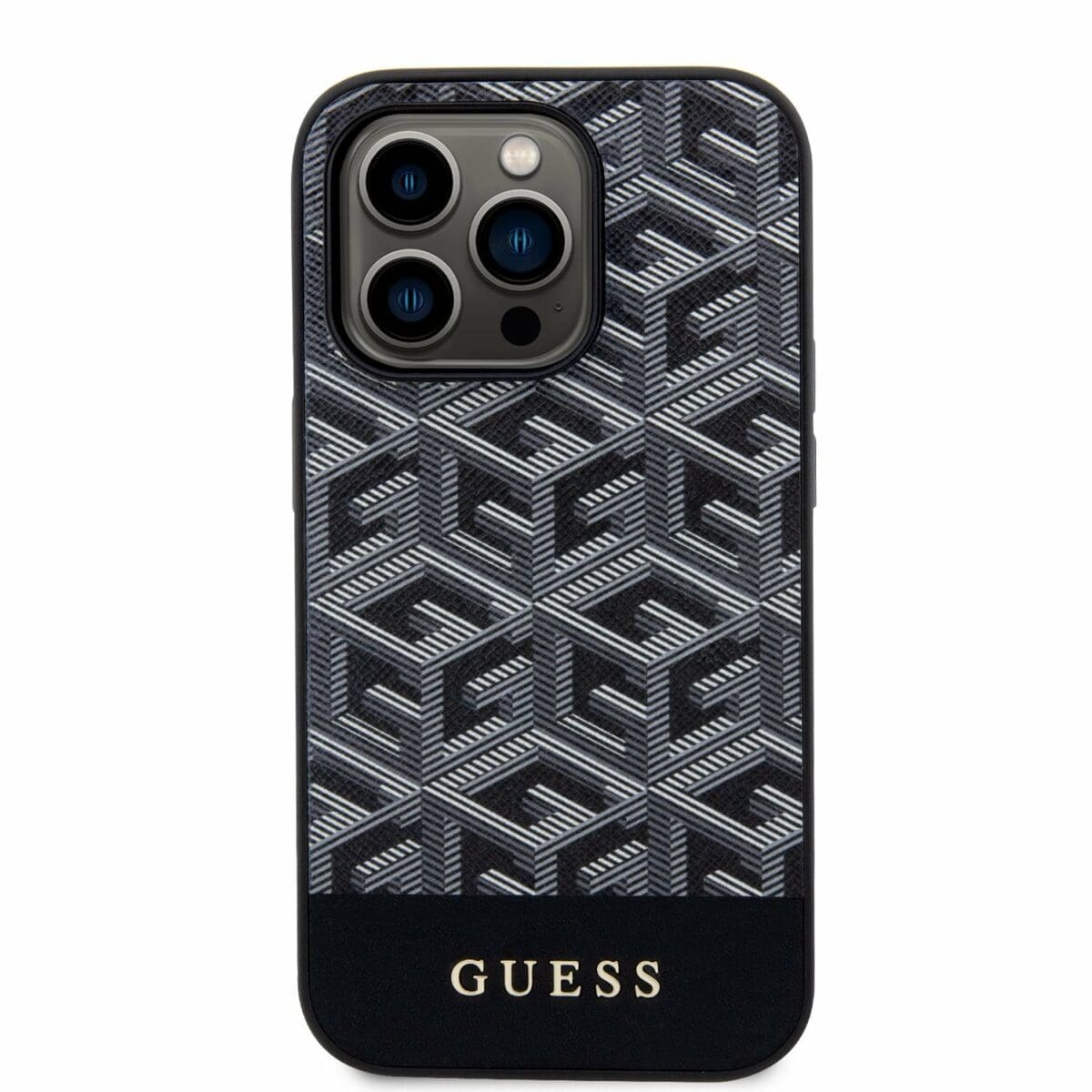 Guess PU G Cube MagSafe Black Kryt iPhone 14 Pro