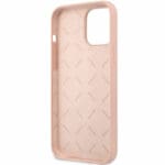 Guess Silicone Line Triangle Pink Kryt iPhone 12/12 Pro