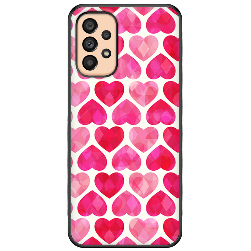 Hearts Pink Kryt Samsung Galaxy A53 5G