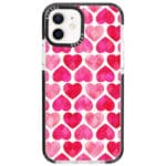 Hearts Pink Kryt iPhone 12/12 Pro