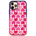 Hearts Pink Kryt iPhone 12 Pro Max
