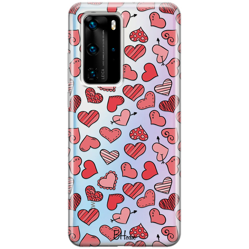 Hearts Red Kryt Huawei P40 Pro