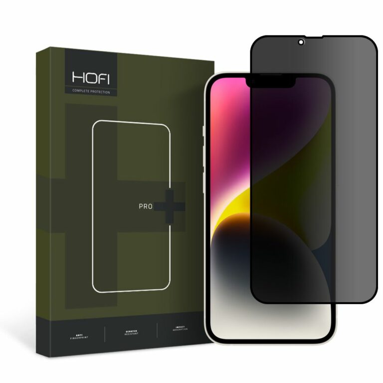 Hofi Anti Spy Glass Pro+ iPhone 13 / 13 Pro / 14 Privacy