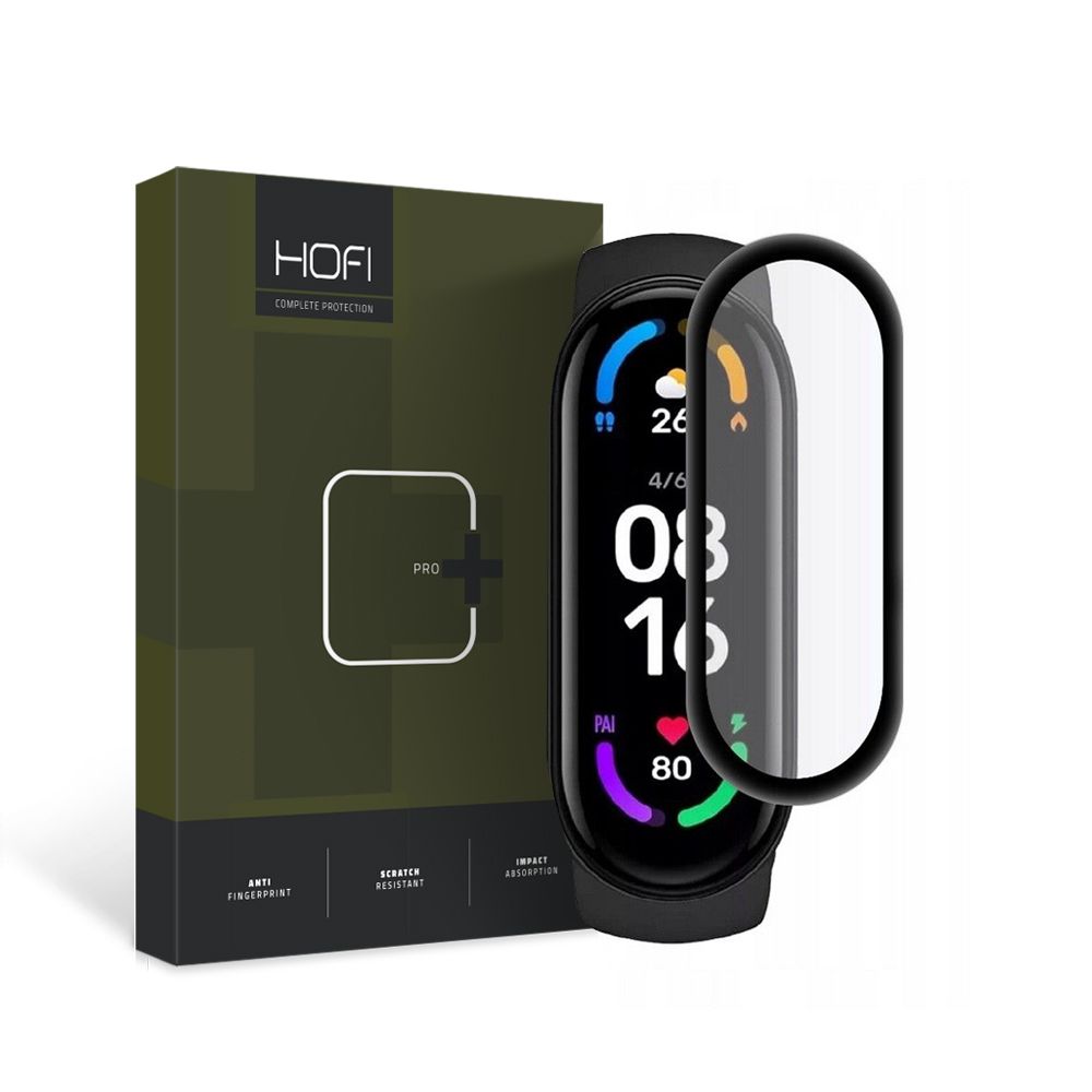 Hofi Hybrid Glass Xiaomi Mi Smart Band 6 / 6 NFC Black