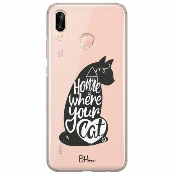 Home Is Where Your Cat Is Kryt Huawei P20 Lite