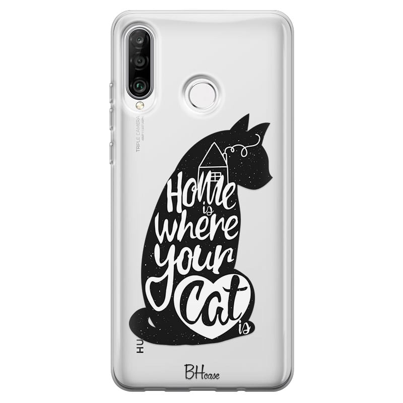 Home Is Where Your Cat Is Kryt Huawei P30 Lite
