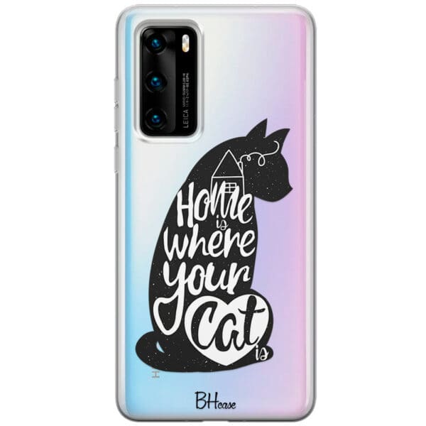 Home Is Where Your Cat Is Kryt Huawei P40
