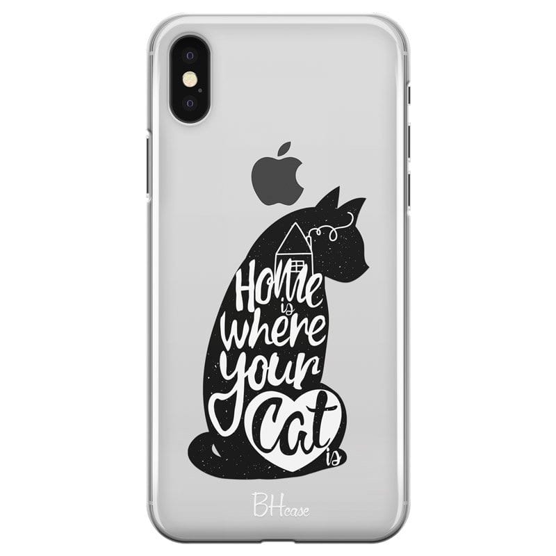 Home Is Where Your Cat Is Kryt iPhone X/XS