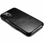 iCarer Vintage Series Side-open Black Kryt iPhone 11 Pro