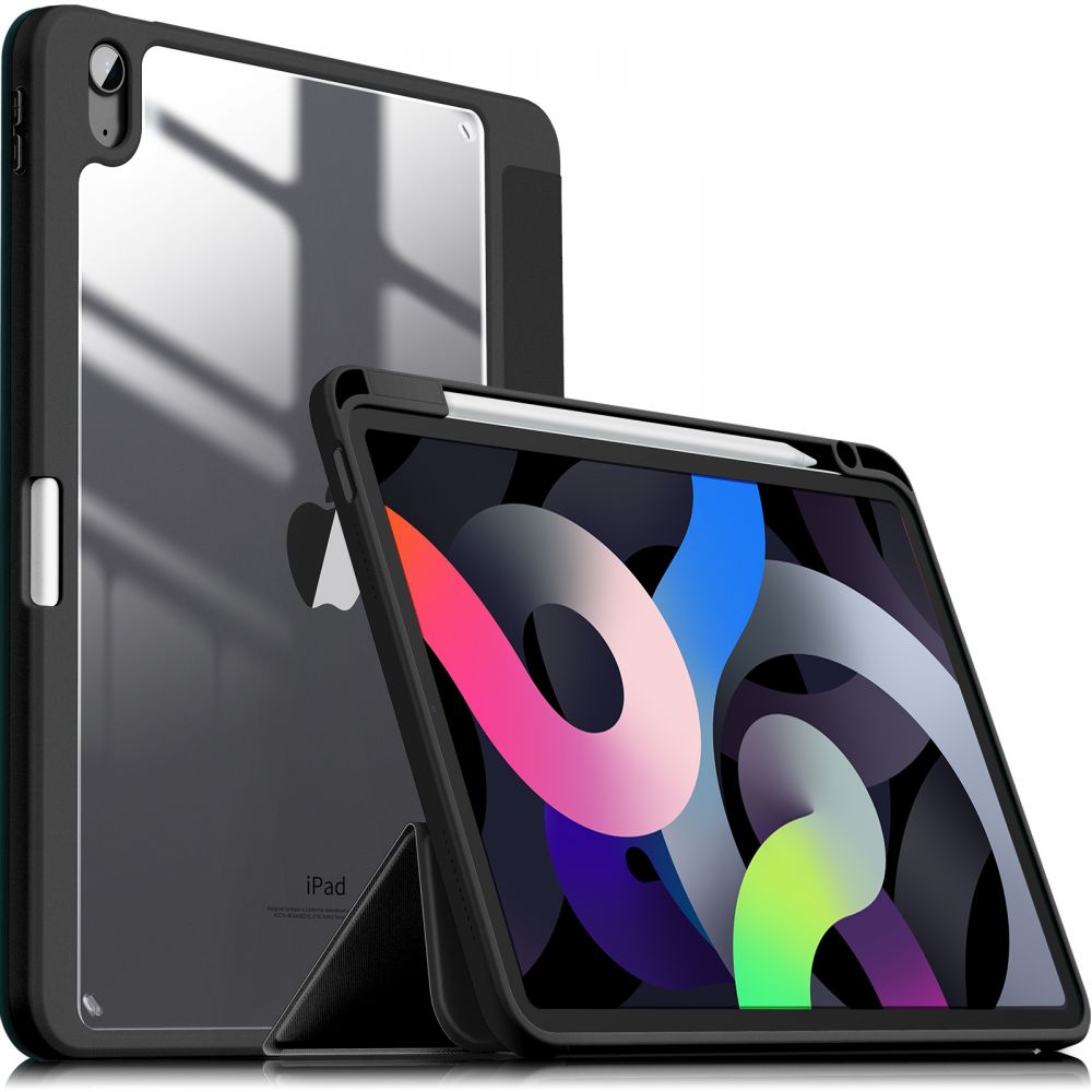 Infiland Crystal Black Kryt iPad Air 4 2020/Air 5 2022