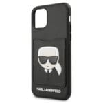 Karl Lagerfeld Card Slot Black Kryt iPhone 11