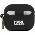 Karl Lagerfeld Choupette Head AirPods 3 Silicone Kryt Black