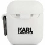 Karl Lagerfeld Choupette Head AirPods Silicone Kryt White