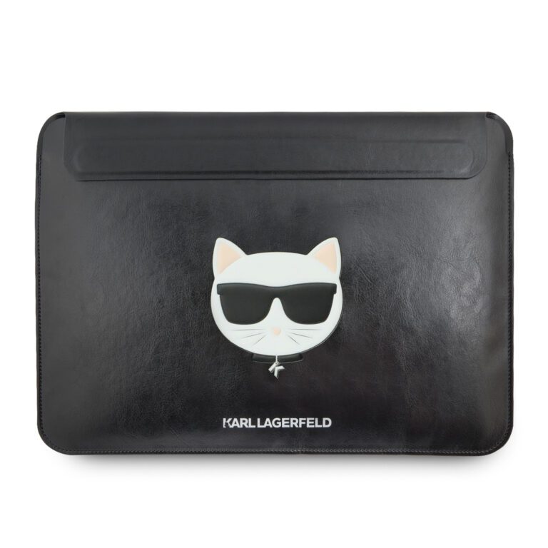 Karl Lagerfeld Choupette Head Embossed Computer Sleeve Black Kryt Notebook 13/14"