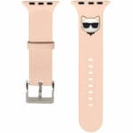 Karl Lagerfeld Choupette Head Náramok Apple Watch 45/44/42/Ultra Pink