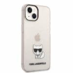 Karl Lagerfeld Choupette Logo Pink Kryt iPhone 14