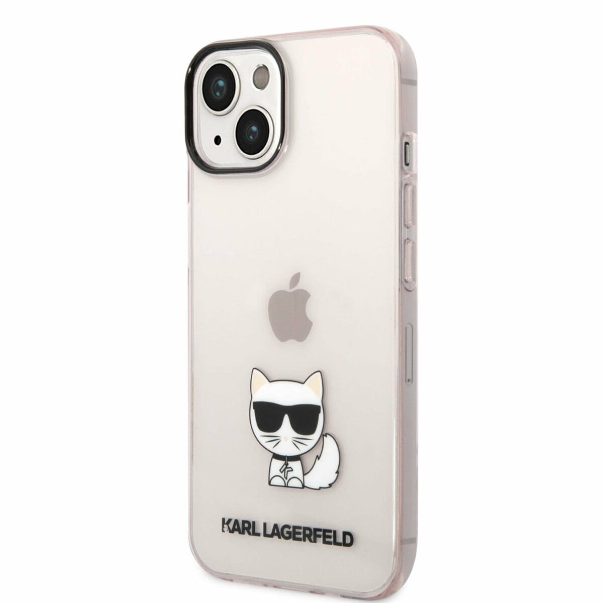 Karl Lagerfeld Choupette Logo Pink Kryt iPhone 14