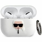Karl Lagerfeld Head AirPods Pro Silicone Kryt White