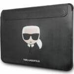 Karl Lagerfeld Head Embossed Kryt Notebook 13/14" Black