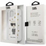 Karl Lagerfeld Ikonik Flower Transparent Kryt iPhone 13 Mini