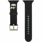 Karl Lagerfeld Karl Head Náramok Apple Watch 45/44/42/Ultra Black