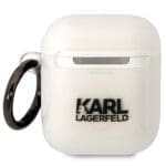 Karl Lagerfeld KLA2HNCHTCT Transparent Ikonik Choupette Kryt AirPods 1/2