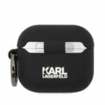 Karl Lagerfeld KLA3RUNCHK Black Silicone Choupette Head 3D Kryt AirPods 3